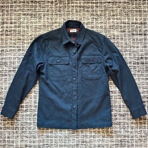 Taylor Stitch The Lined Shop Shirt in Coal Boss Duck